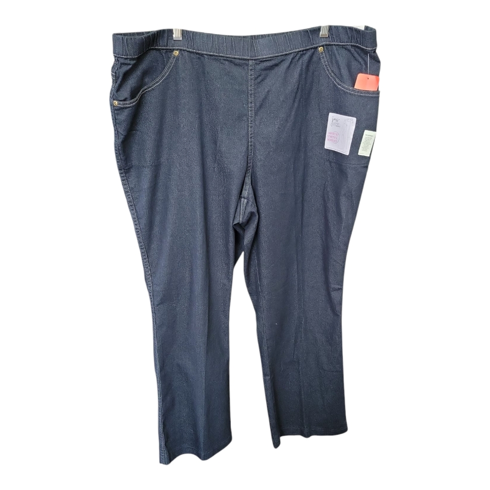Just My Size Women's Dark Blue Boot Cut Jeans Size 3X